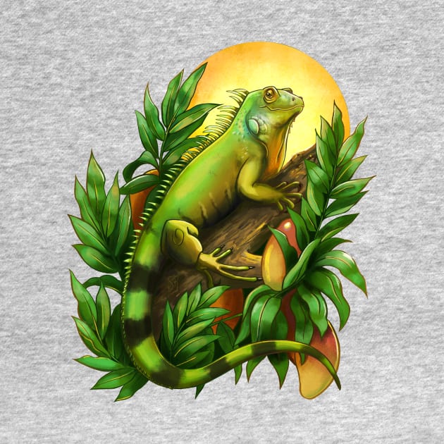 Green iguana by solrey